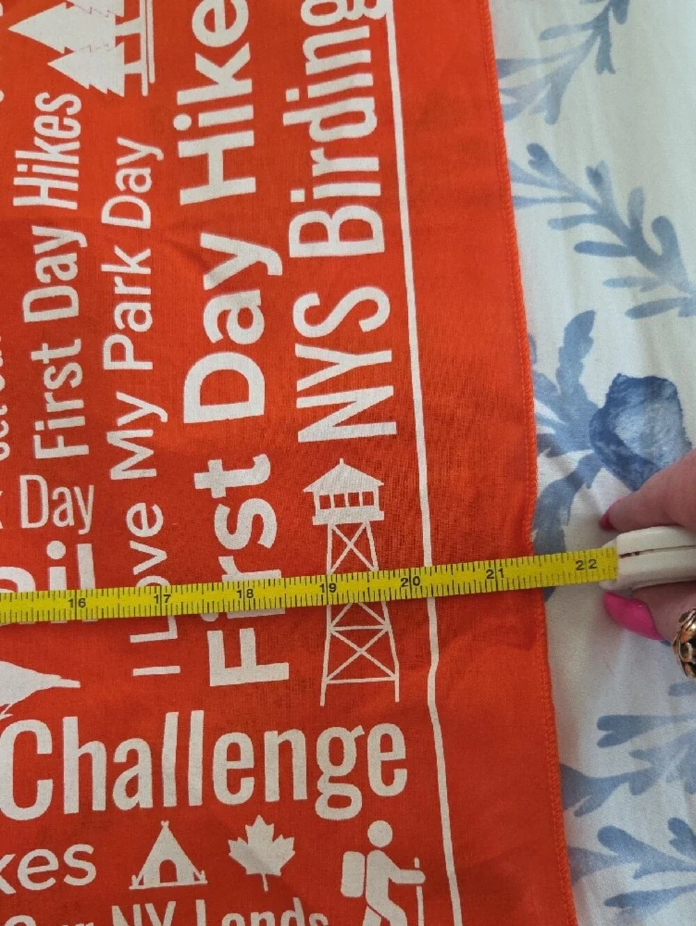 Orange Bandana — Catskills Fire Tower Challenge